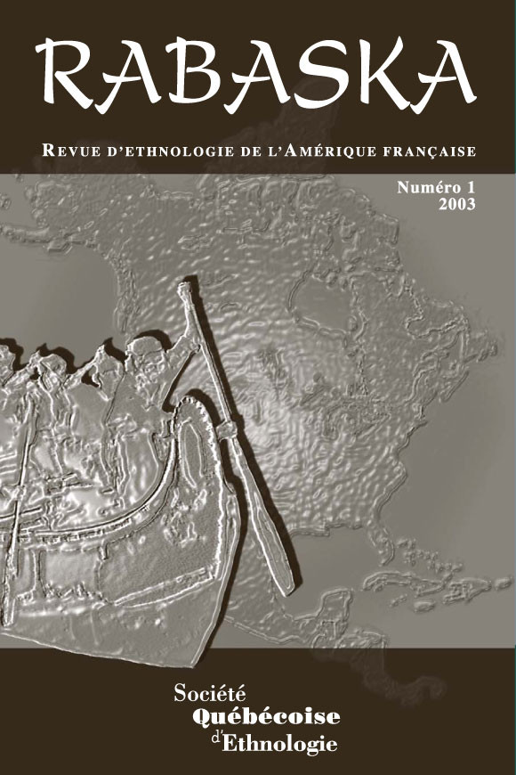 Rabaska, vol. 1, 2003